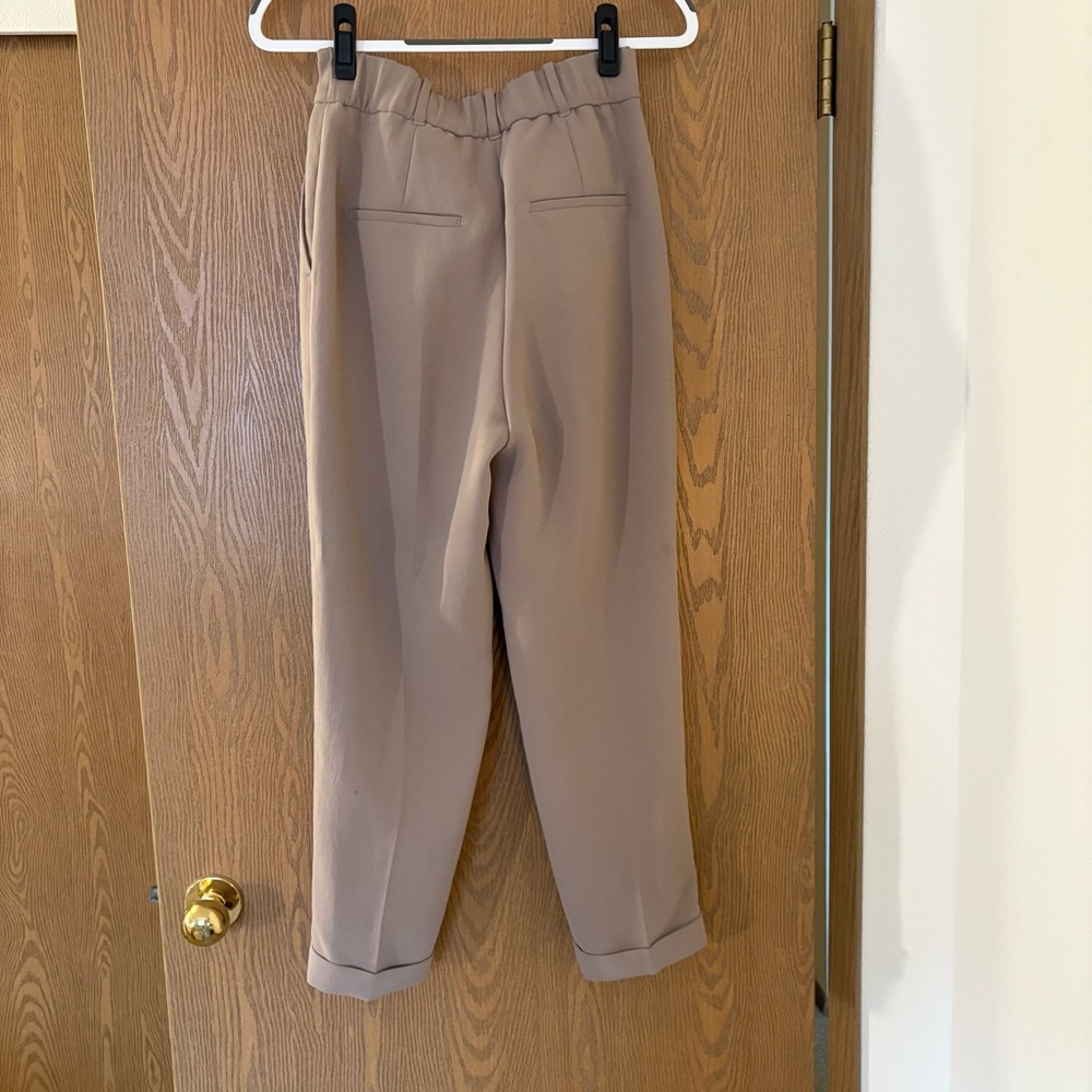 Aritzia Wilfred Beige Dashwood Trousers - Picture 2 of 4